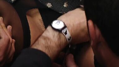 Taking advantage of the hot brunette