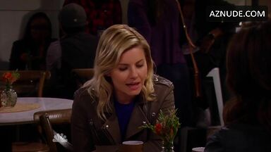 Passionate kiss with a blonde