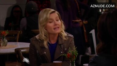 Passionate kiss with a blonde