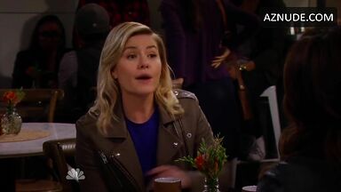 Passionate kiss with a blonde