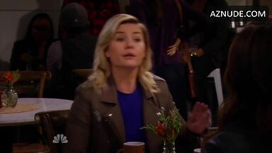 Passionate kiss with a blonde