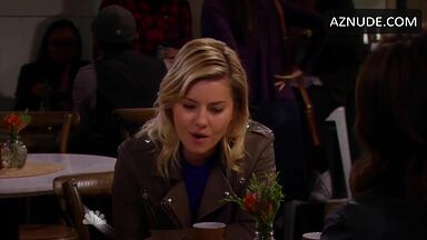 Passionate kiss with a blonde