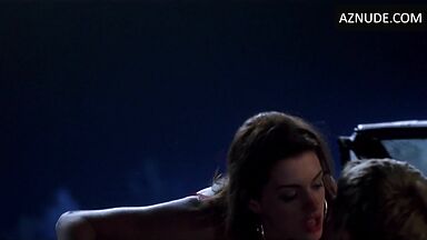 Anne Hathaway  Havoc getting ready to suck her in the backseat