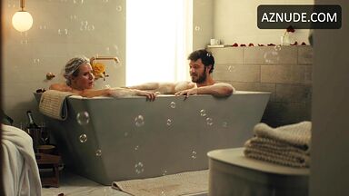 She loves to take a bubble bath