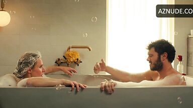 She loves to take a bubble bath