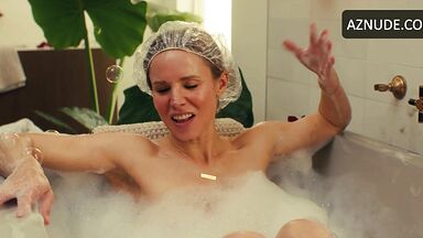 She loves to take a bubble bath