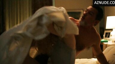 Sex in bed with sexy blonde