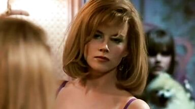 Nicole Kidman young and beautiful in purple lingerie