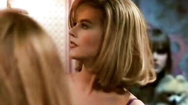 Nicole Kidman young and beautiful in purple lingerie