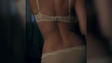 Lewd dance from a gorgeous blonde