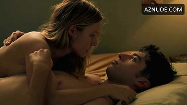 He pushes her hard into the mattress