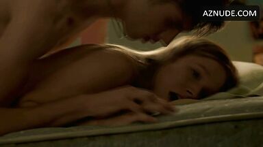 He pushes her hard into the mattress