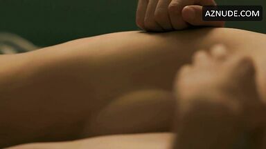 He pushes her hard into the mattress