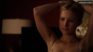 After a sex party she dances lasciviously