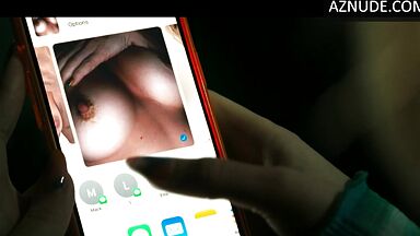 Pervert has pictures of her bare breasts on her phone