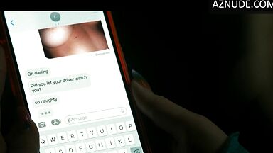 Pervert has pictures of her bare breasts on her phone