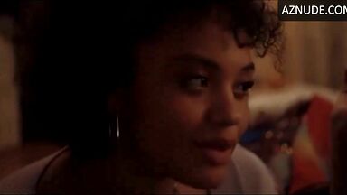 Kisses between a black woman and a white woman