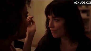 Kisses between a black woman and a white woman