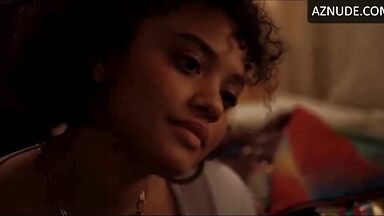 Kisses between a black woman and a white woman