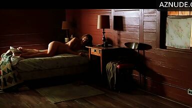 He finds her naked in bed