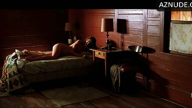 He finds her naked in bed