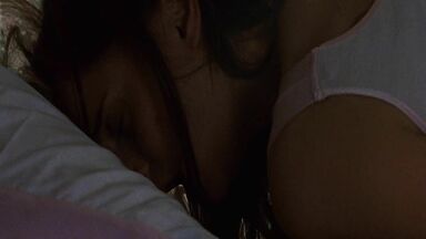 Oral from a sexy brunette