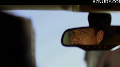 She undresses in the back seat