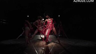 Erotic and gothic dance