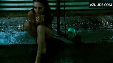 She is in the shower naked