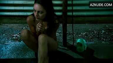 She is in the shower naked