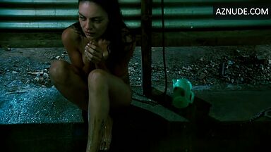 She is in the shower naked