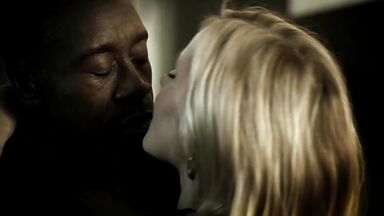 Love between a blonde and a black man