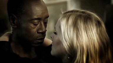 Love between a blonde and a black man