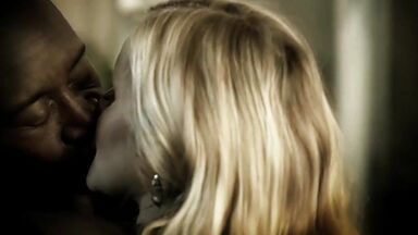 Love between a blonde and a black man