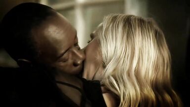Love between a blonde and a black man