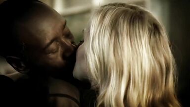 Love between a blonde and a black man