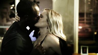 Love between a blonde and a black man