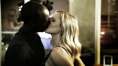 Love between a blonde and a black man