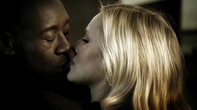 Love between a blonde and a black man