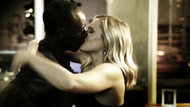 Love between a blonde and a black man