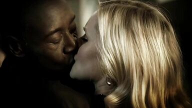 Love between a blonde and a black man