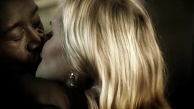 Love between a blonde and a black man