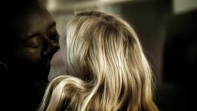 Love between a blonde and a black man
