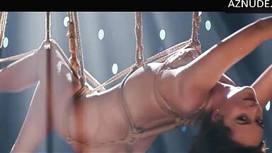 Dakota Johnson tied up and lifted