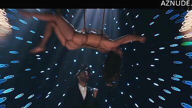 Dakota Johnson tied up and lifted