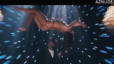 Dakota Johnson tied up and lifted