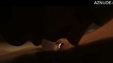 Tied to a stick and fucked hard