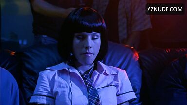 Kristen Bell Dressed as a schoolgirl