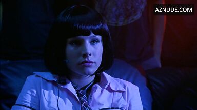 Kristen Bell Dressed as a schoolgirl