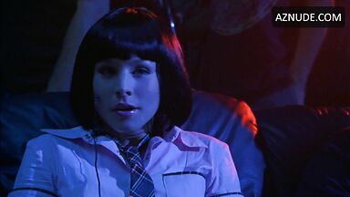 Kristen Bell Dressed as a schoolgirl